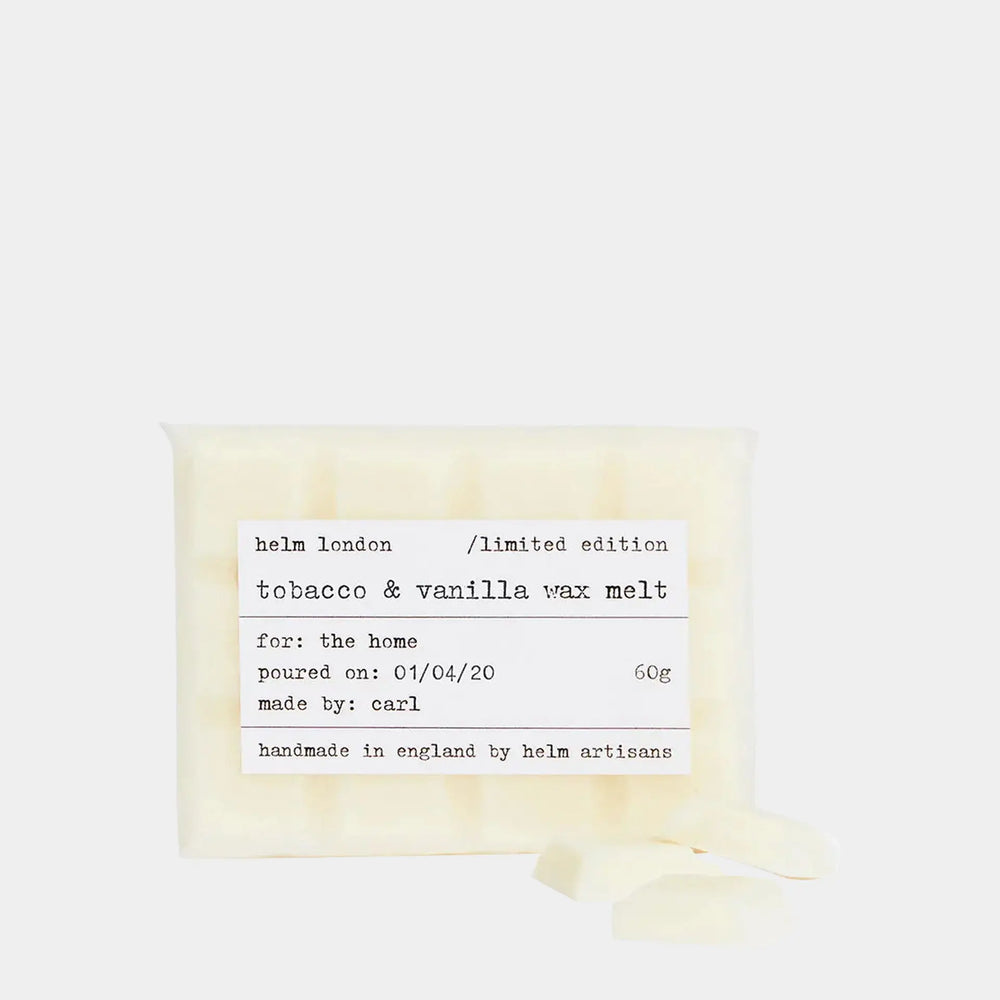 Tobacco & Vanilla Wax Melt Helm London