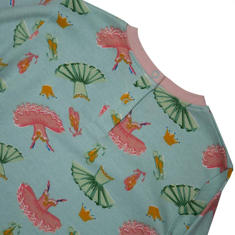 Toddler Girl Pyjamas - Ballet Print Luca and Rosa
