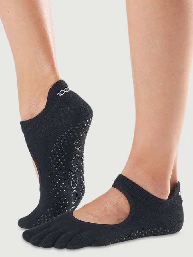 ToeSox Full Toe Bellarina Women's Yoga Grip Socks Yoga Studio Store