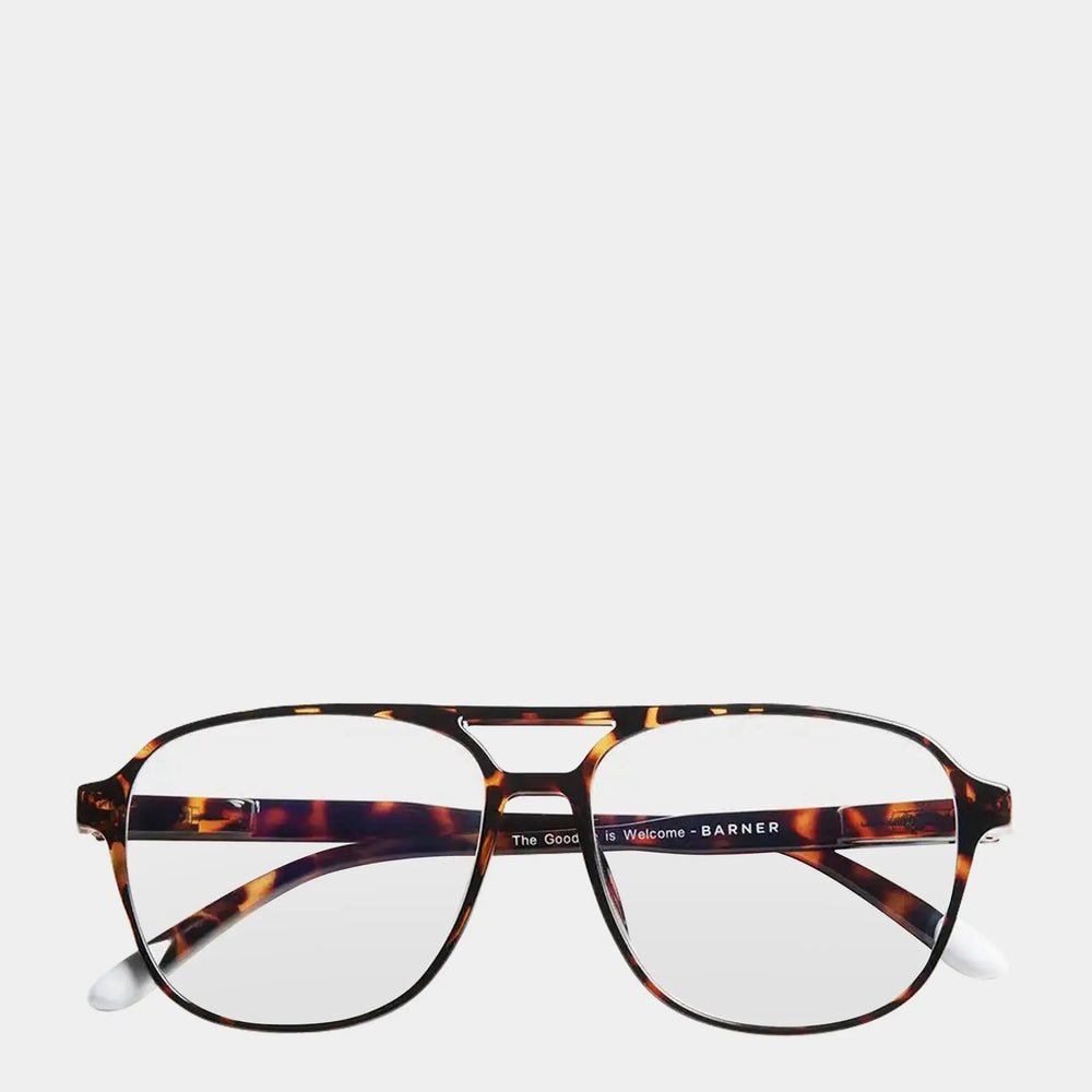 Tortoise Brad Glossy Glasses Barner