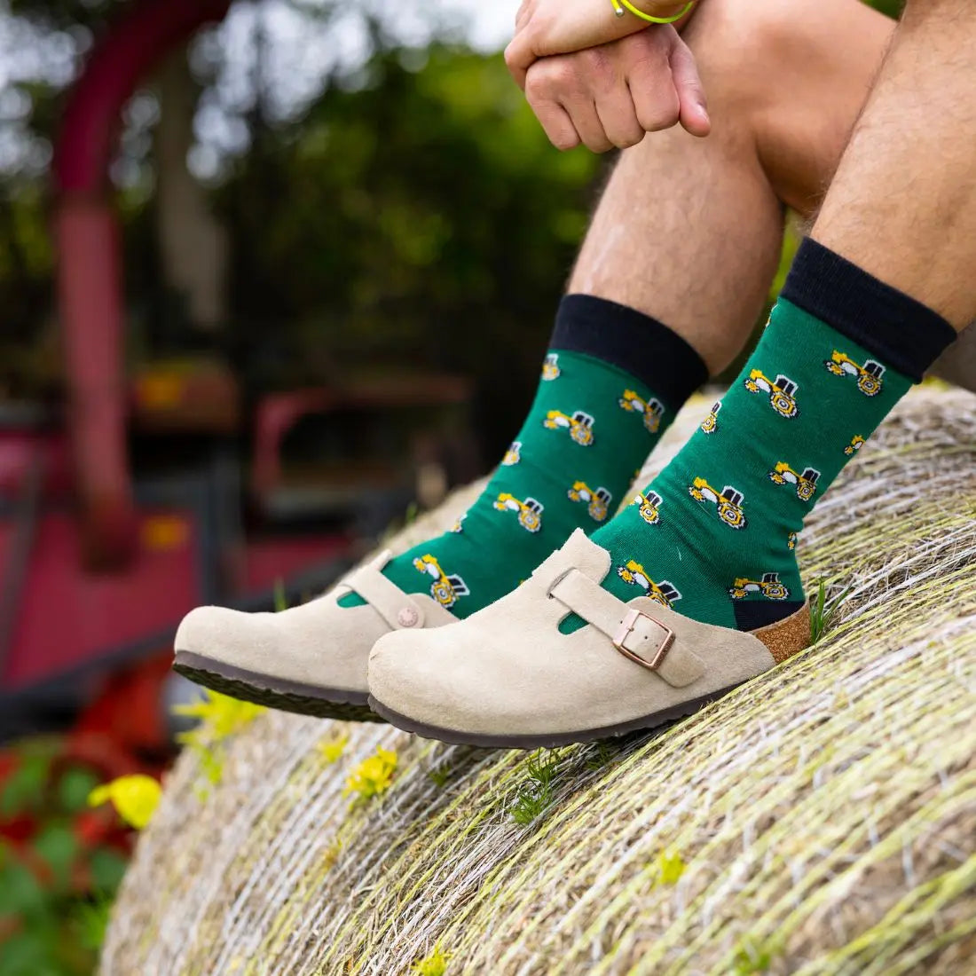 Tractor Bamboo Socks Swole Panda