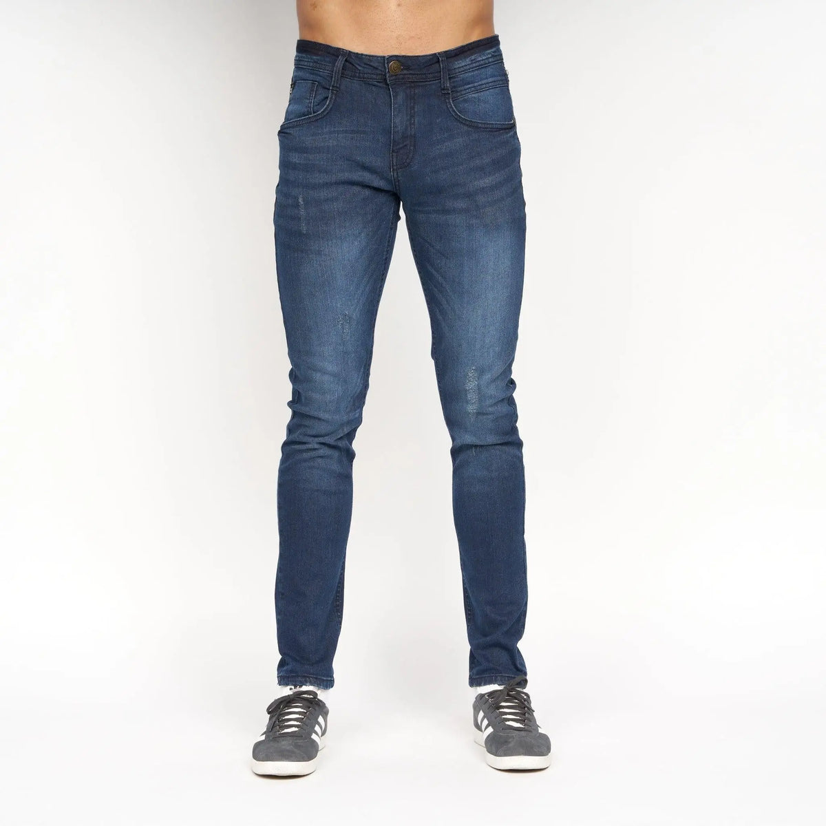 Tranfold Slim Fit Jeans Dark Wash Duck and Cover