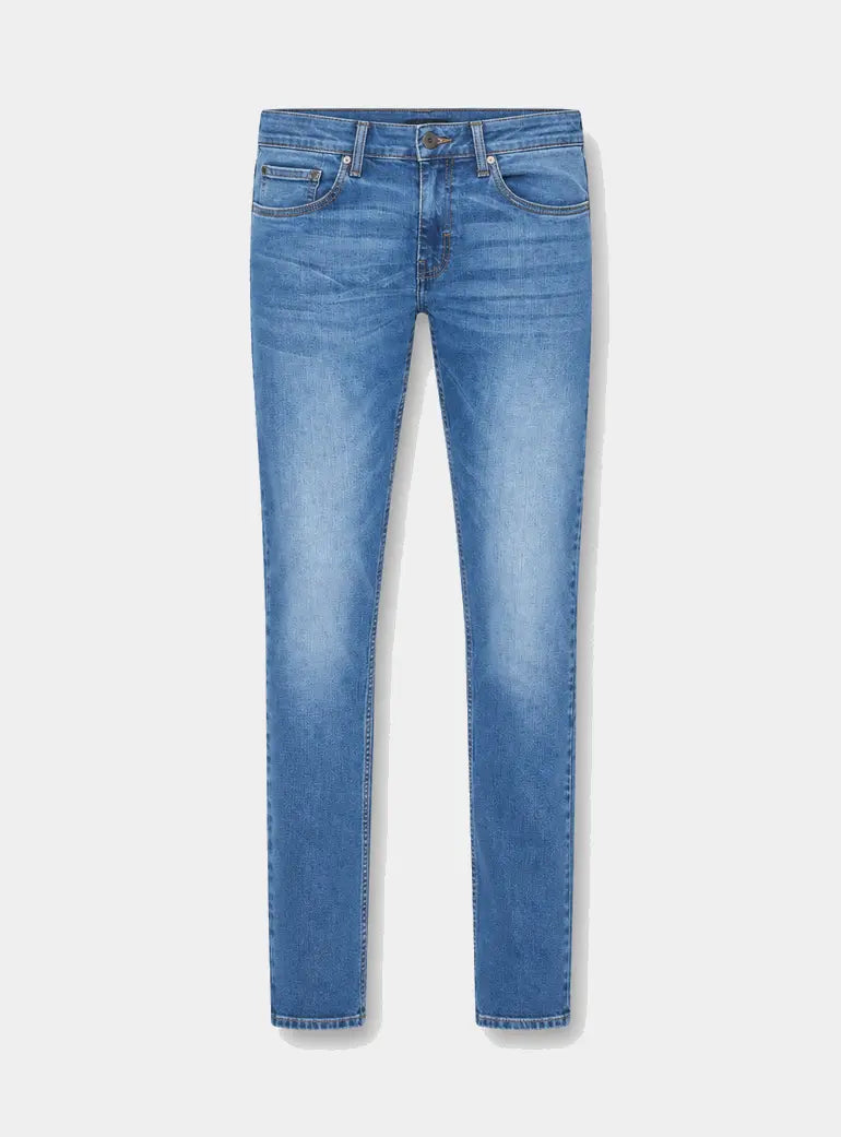 Tranfold Slim Fit Jeans Stone Wash Duck and Cover