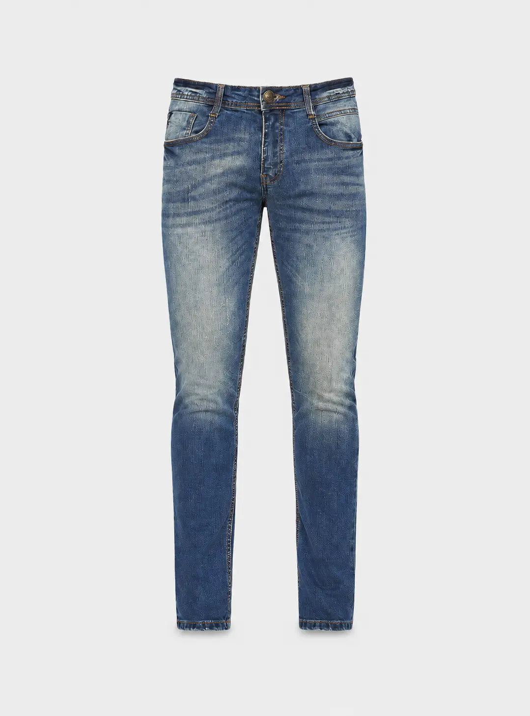 Tranfold Slim Fit Jeans Tinted Blue Duck and Cover