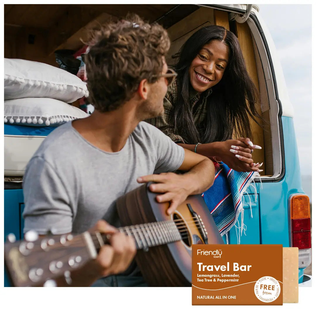 Travel Bar - Lemongrass, Lavender, Tea Tree & Peppermint Friendly Soap