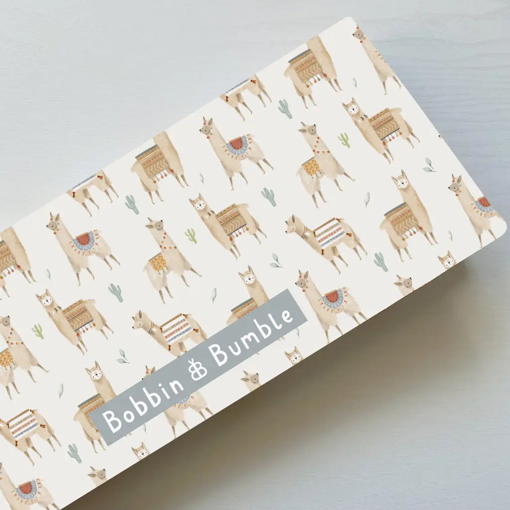 Travel Changing Mat - Alpacas Bobbin and Bumble