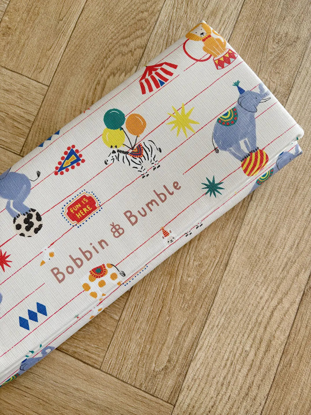 Travel Changing Mat - Circus Bobbin and Bumble