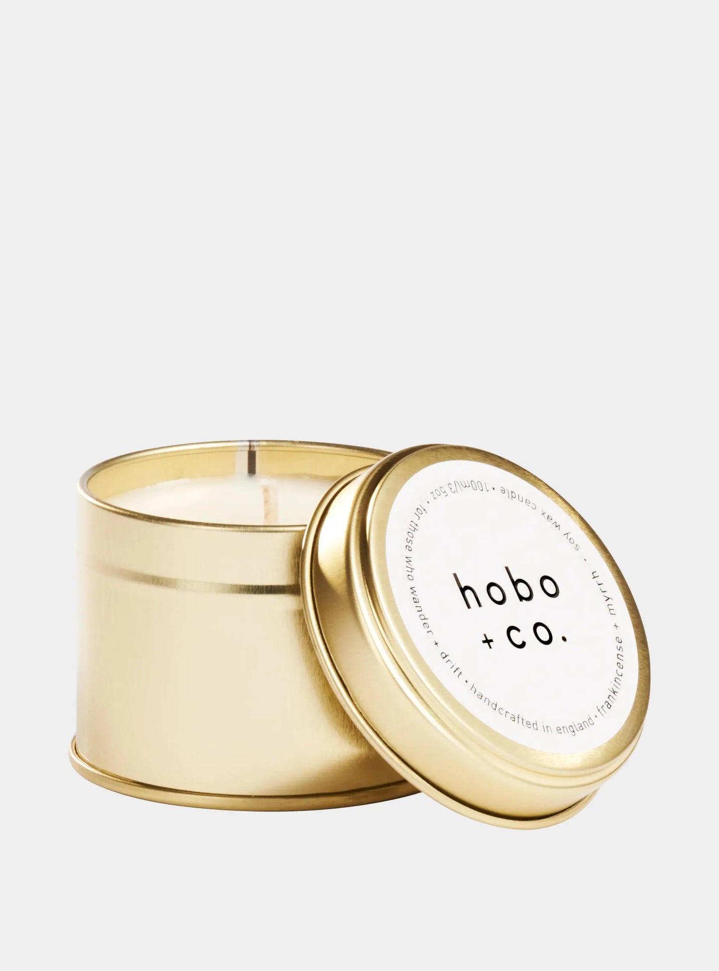 Travel Size Frankincense and Myrrh Candle hobo + co.