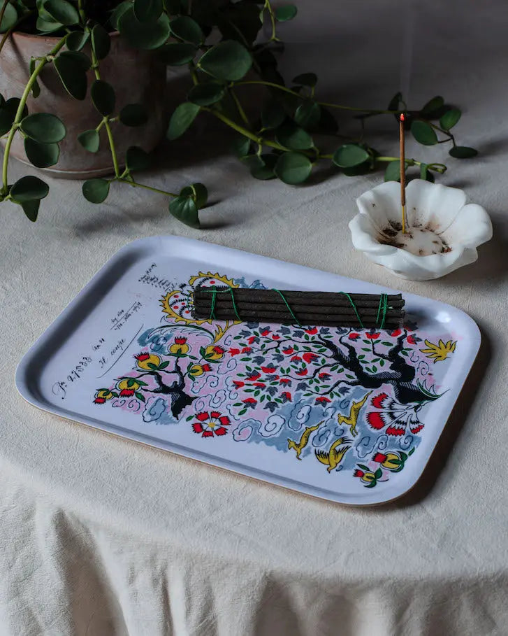 Tree of Life Wooden Tray Print Sisters