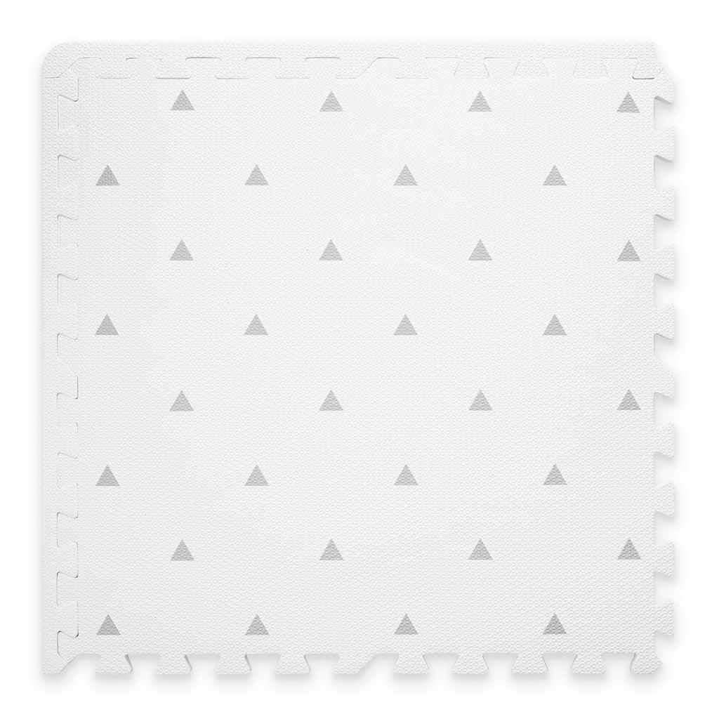 Triangle Playmat Set in White gus + beau