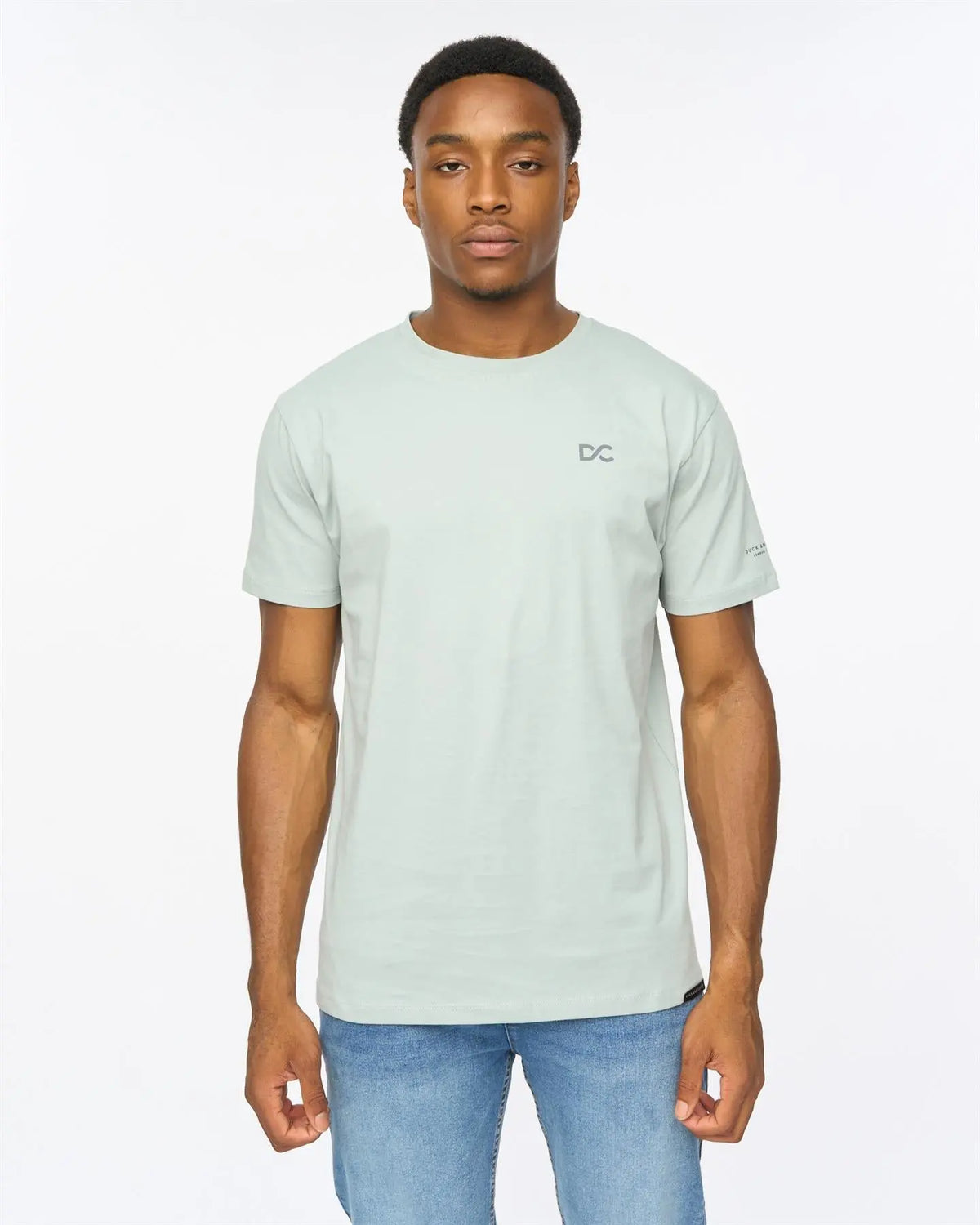 Trimlines Heavy T-Shirt Steel Blue Duck and Cover