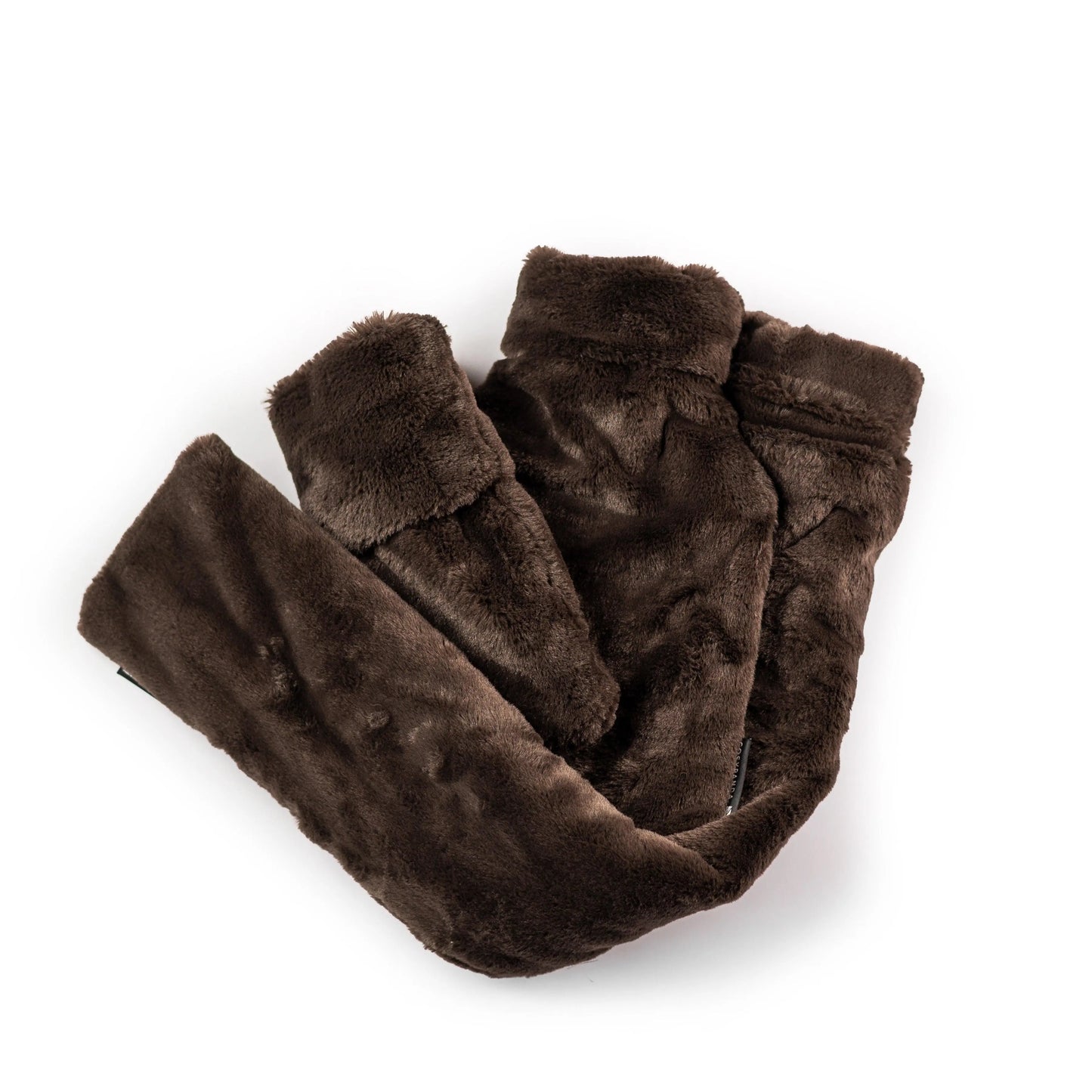 Triple Chocolate Faux Fur Hot Water Bottle Gift Set CosyPanda