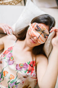 Tropical Floral Silk Mask Alice Acreman Silks
