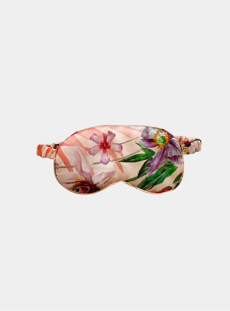 Tropical Floral Silk Mask Alice Acreman Silks