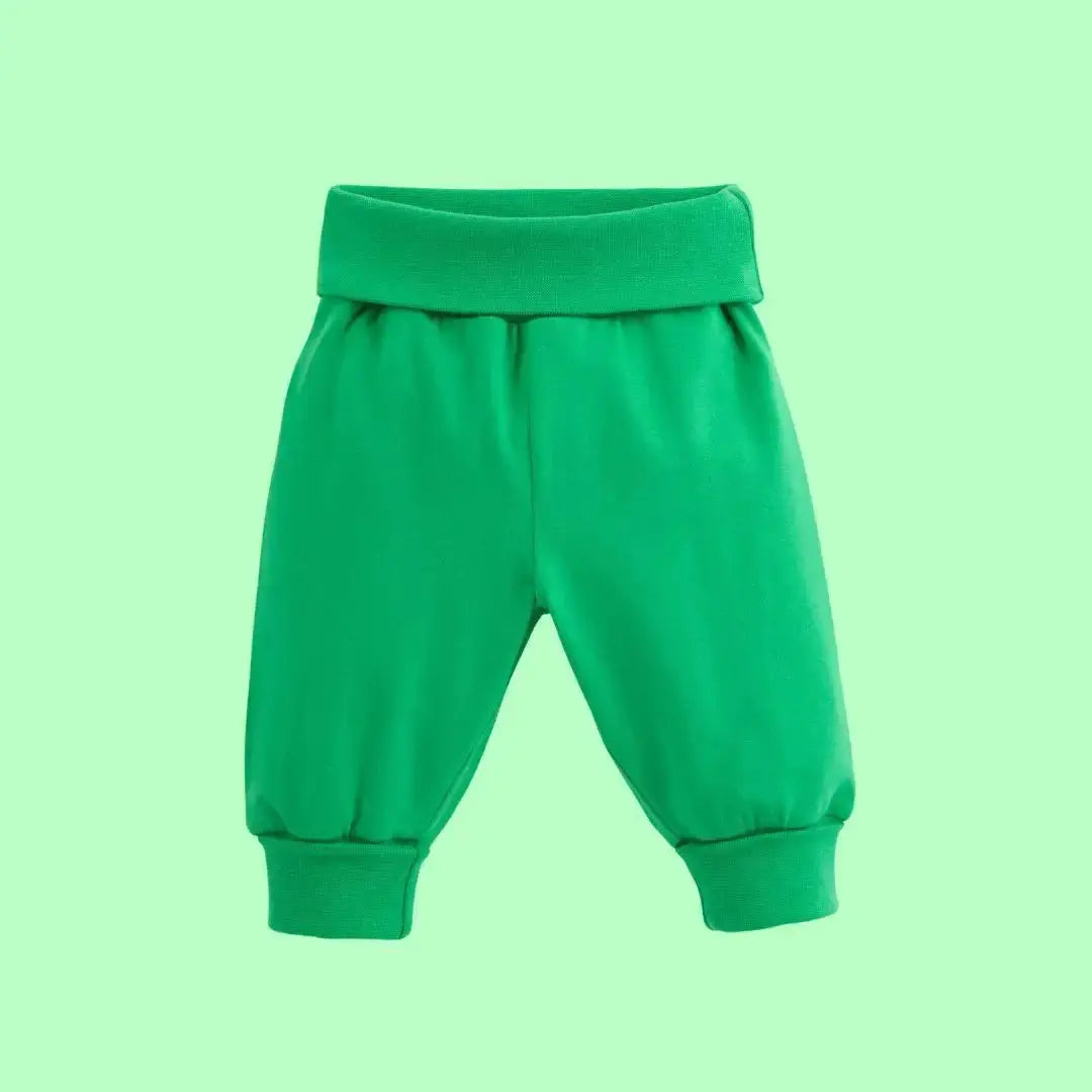 Tropical Green Kids Organic Yoga Pants ScandiBugs