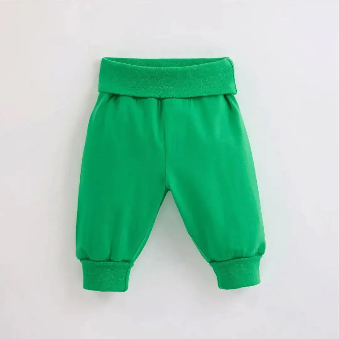 Tropical Green Kids Organic Yoga Pants ScandiBugs