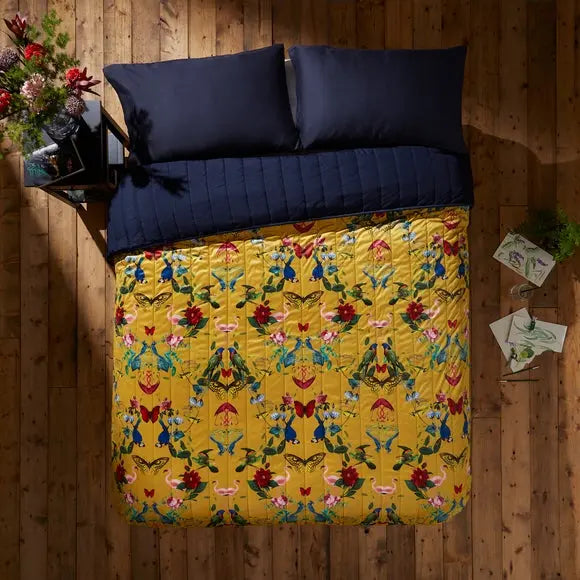 Tropical Kaleidoscope Bedspread Dunelm