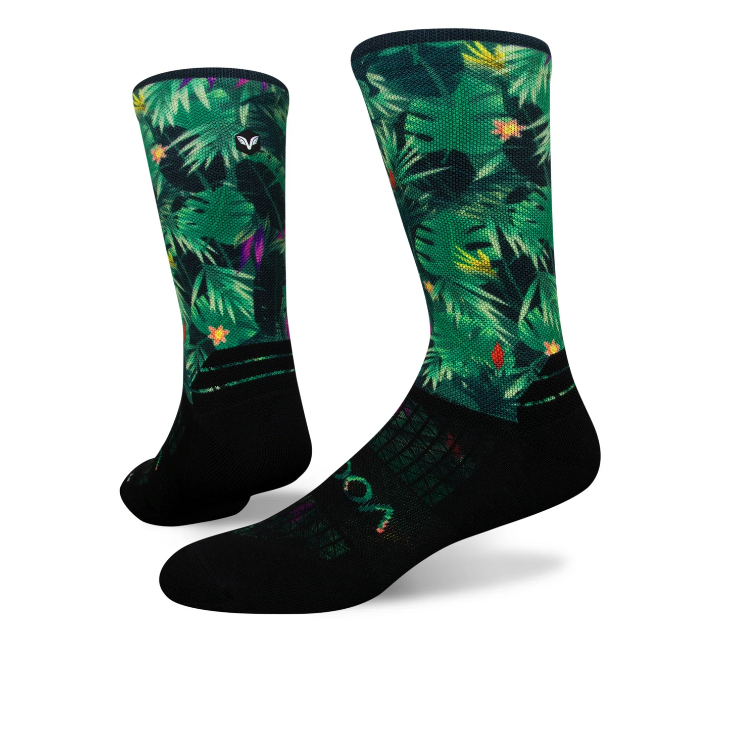 Tropical Forest Crew Sock Vooma Socks UK