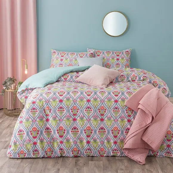 Tulip Bouquet Duvet Cover & Pillowcase Set Dunelm