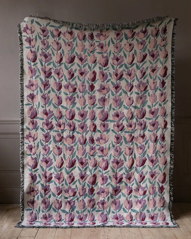 Tulip Kisses Blanket Print~Sisters