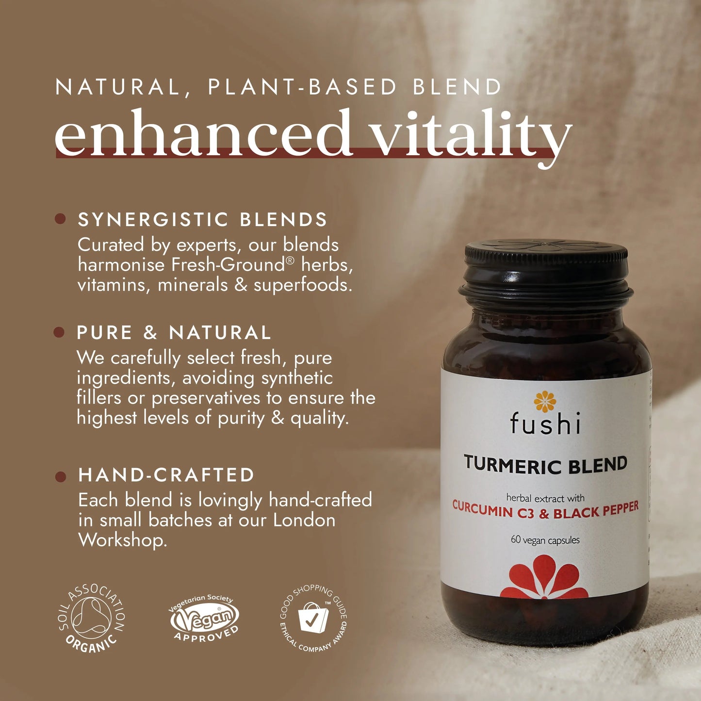 Turmeric C3 & Bioperine Extract Fushi Wellbeing