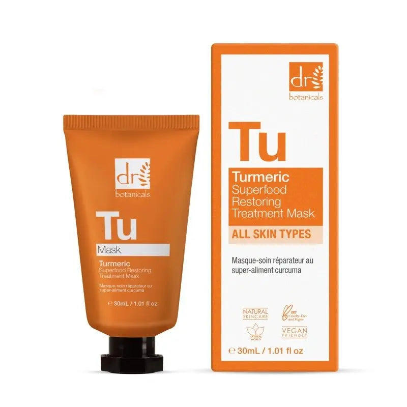 Turmeric Superfood Restoring Treatment Mask 30ml Dr Botanicals