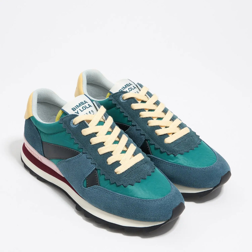 Turquoise 13 19 technical sneaker Bimba y Lola UK