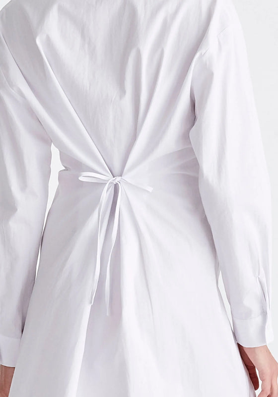 Twist Detail Shirt Dress Paisie