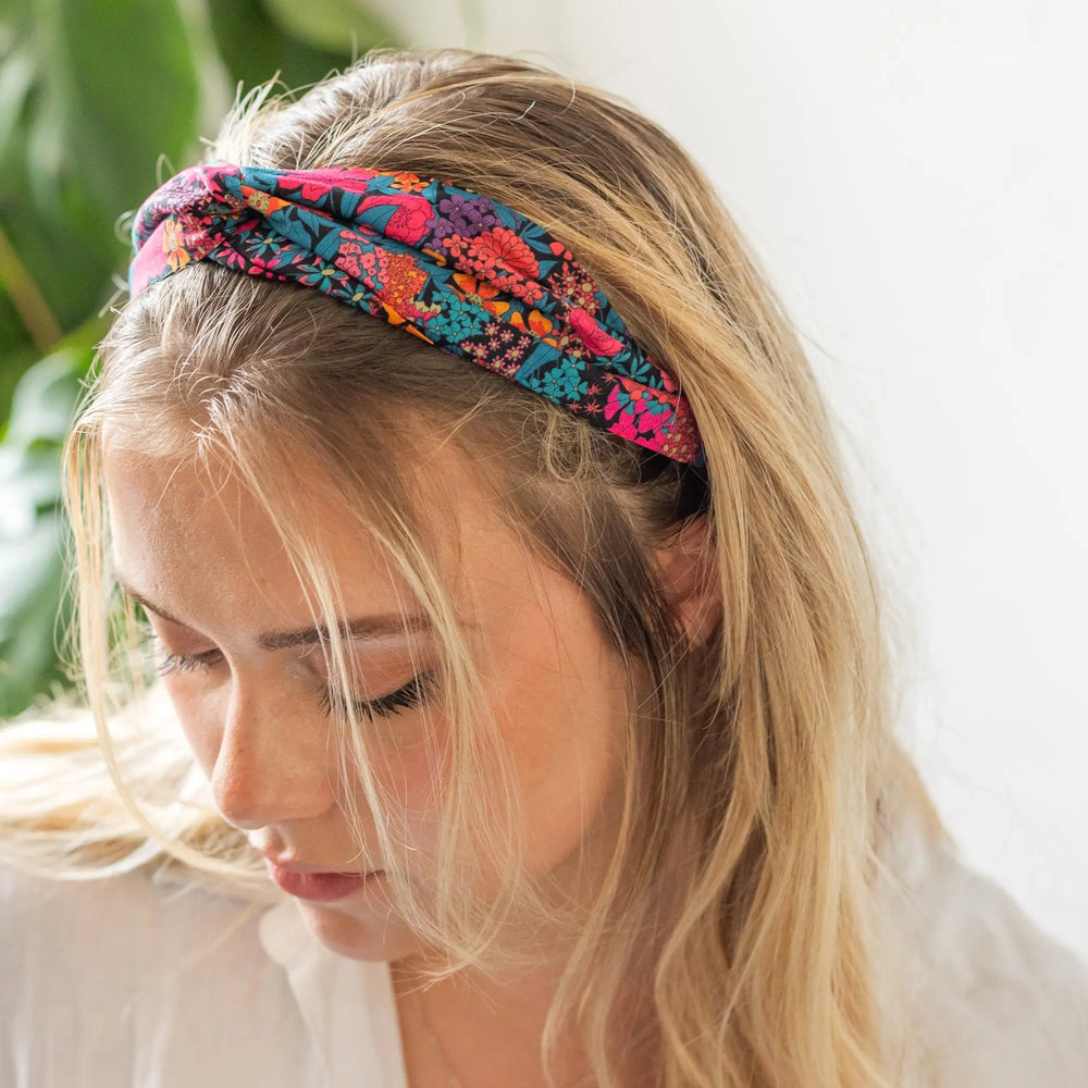 Twist Headband - Liberty Ciara C Print Holme & Moss