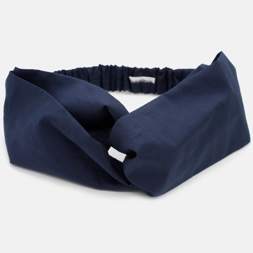 Twist Headband - Liberty Navy C Print Holme & Moss