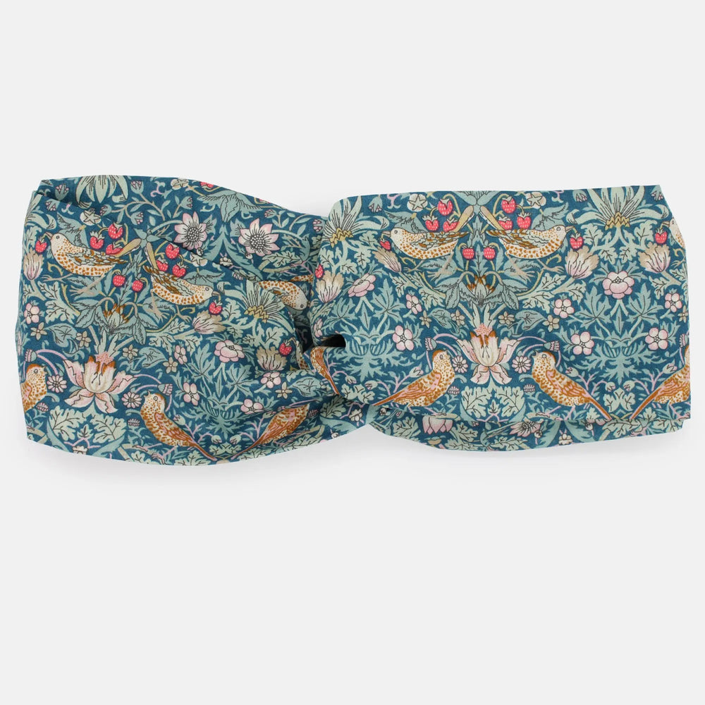 Twist Headband - Liberty Strawberry Thief P Print Holme & Moss