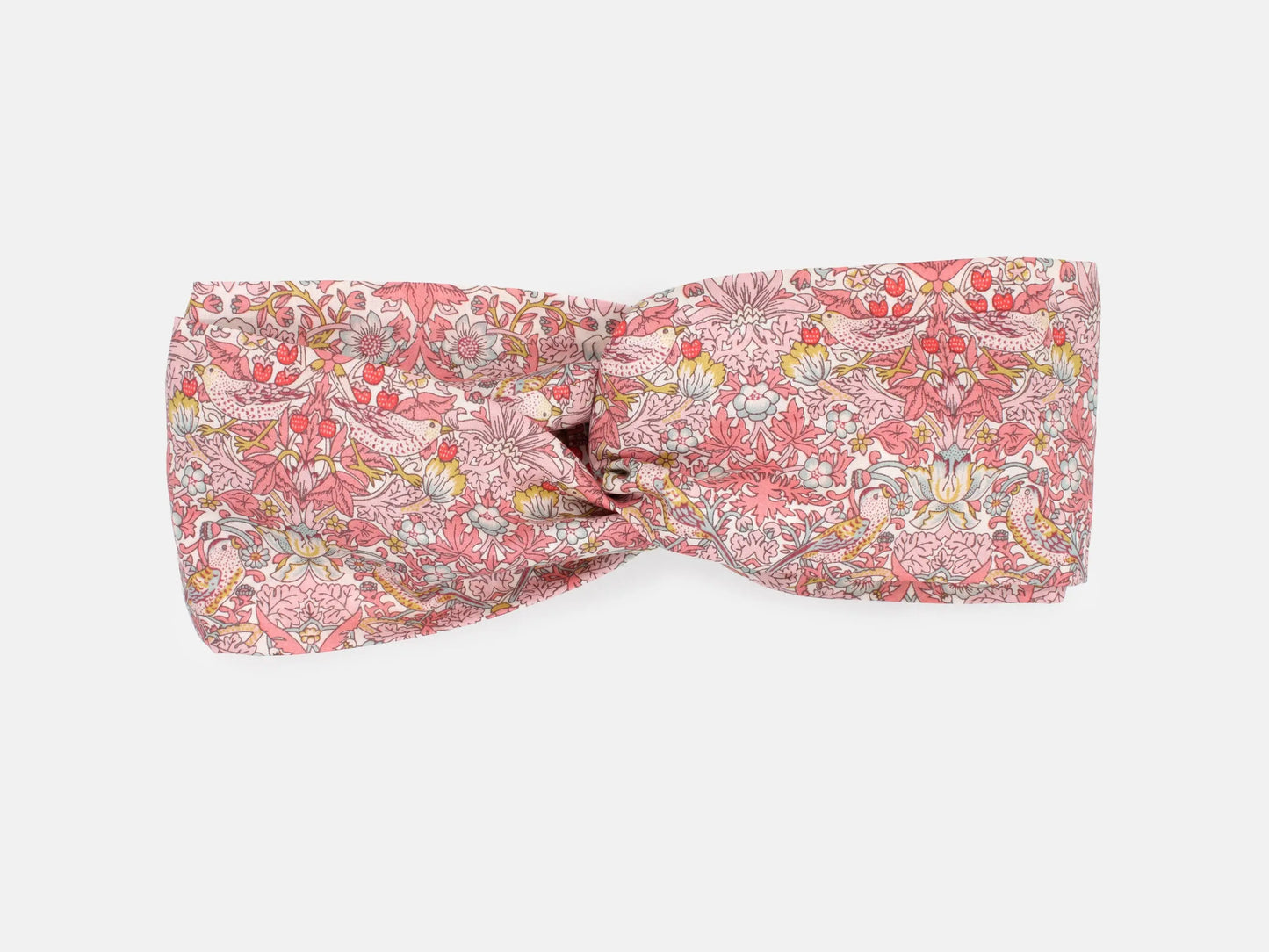 Twist Headband - Liberty Strawberry Thief Spring C Print Holme & Moss