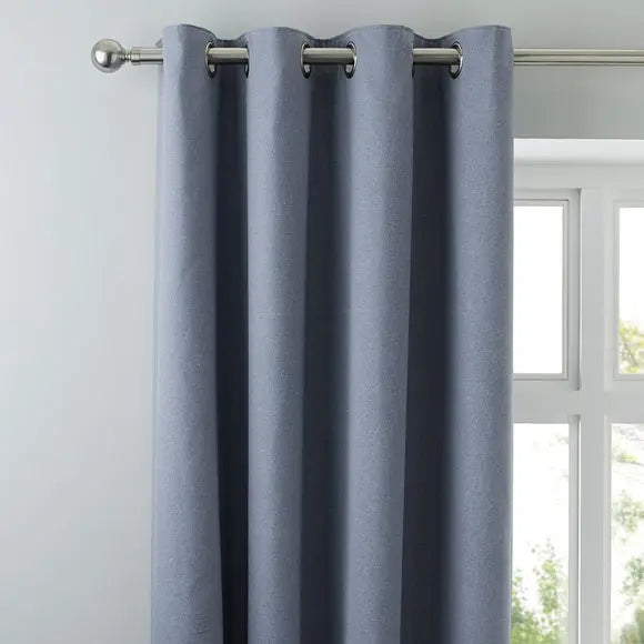 Tyla Blackout Eyelet Curtains Dunelm