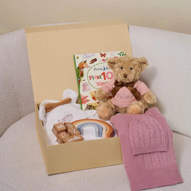 ULTIMATE LUXURY CASHMERE GIFT SET - ROSEWOOD The Baby Gifting Company