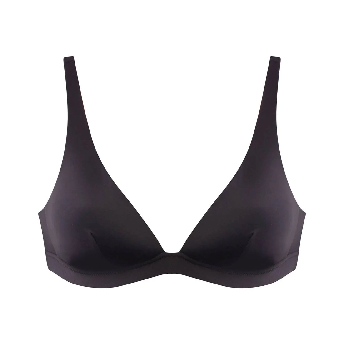 ULTRA Padded Wireless Triangle Bralette Black NOKAYA