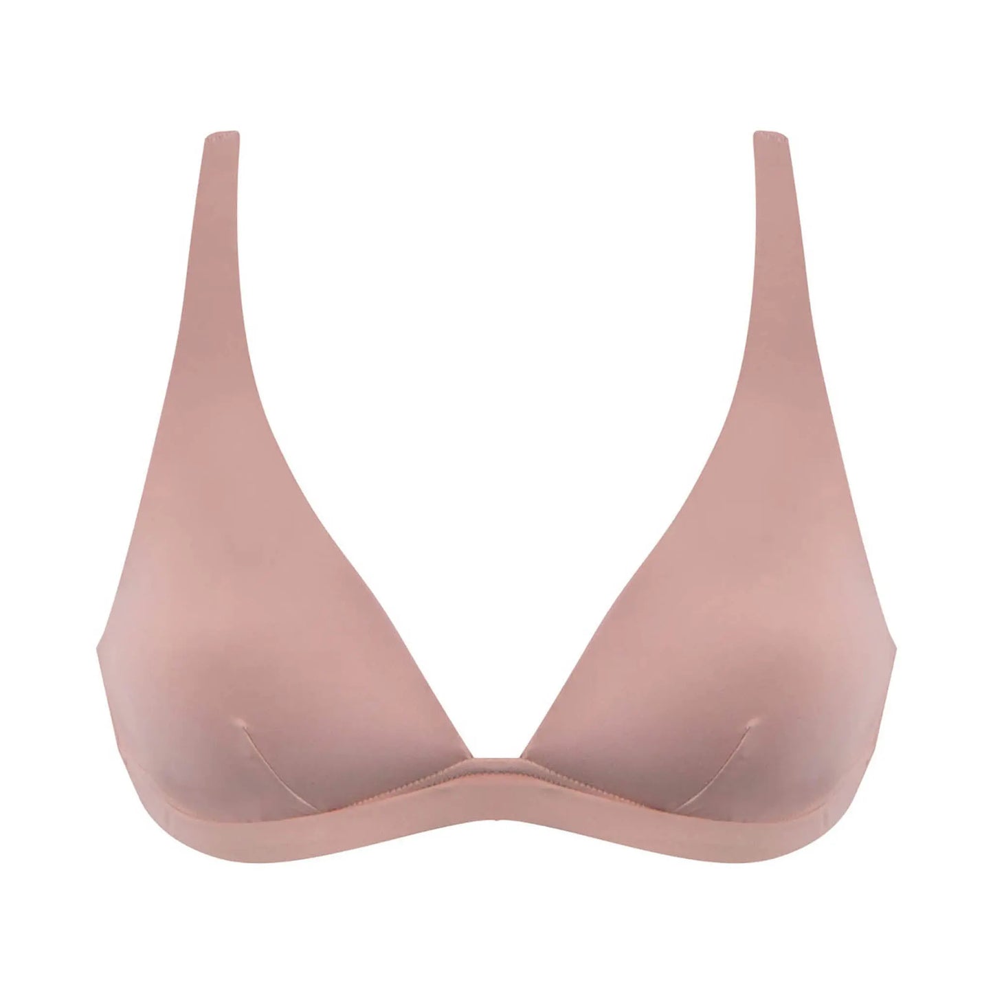 ULTRA Padded Wireless Triangle Bralette Nude NOKAYA