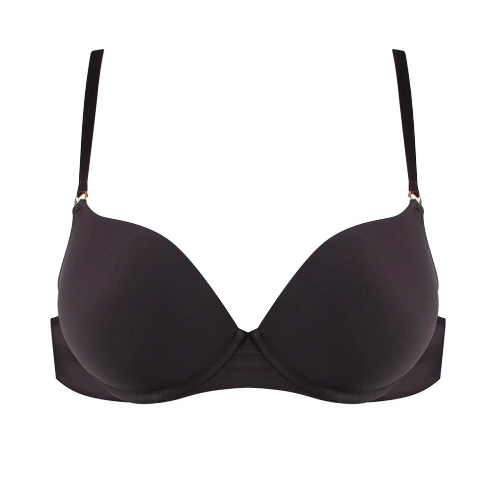 ULTRA Push-Up T-Shirt Bra Black NOKAYA