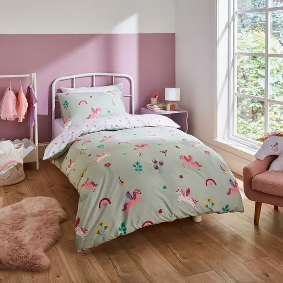 Unicorn Duvet Cover & Pillowcase Set Dunelm