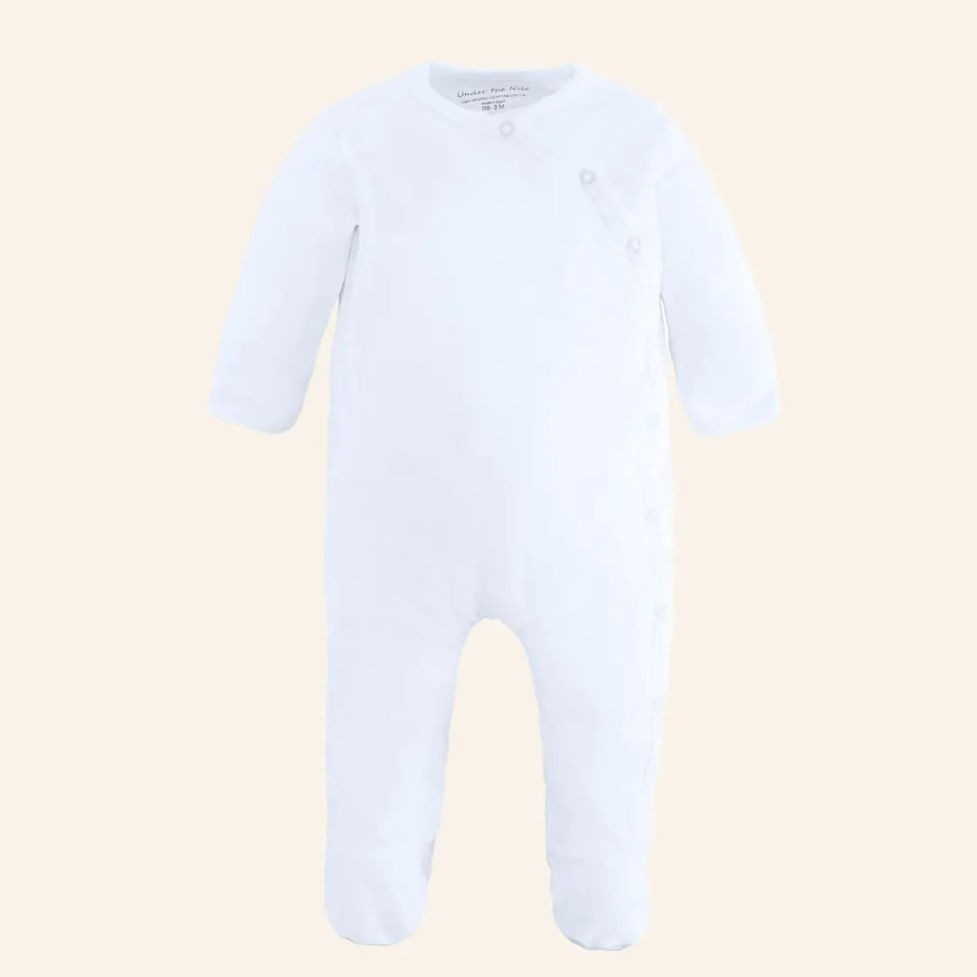 Unisex Footie- side snap PrimaCotton