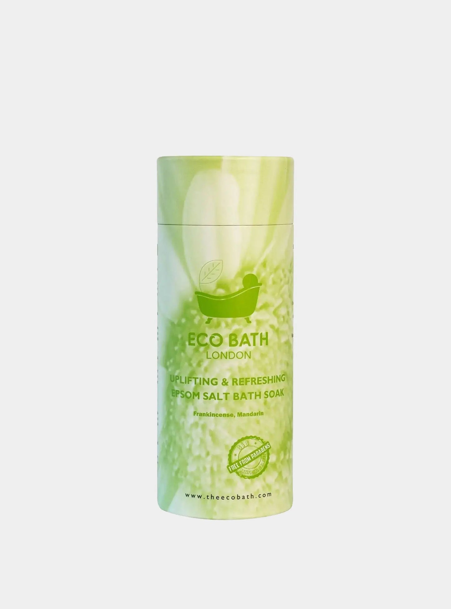 Uplifting and Refreshing Epsom Salt Bath Soak - Tube Eco Bath London