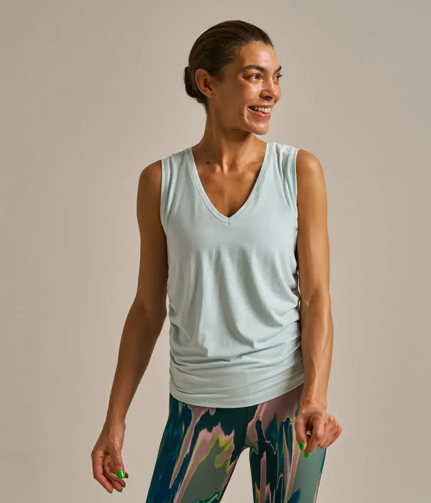 V-Front Gathered Side Tank BAM Clothing