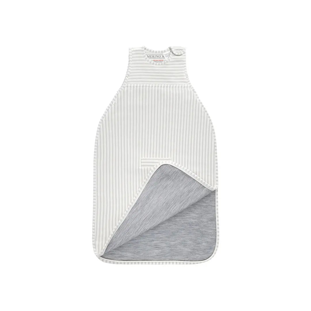 Variegated Stripe Mist Go Go Sleeping Bag - Duvet Weight Merino Kids UK