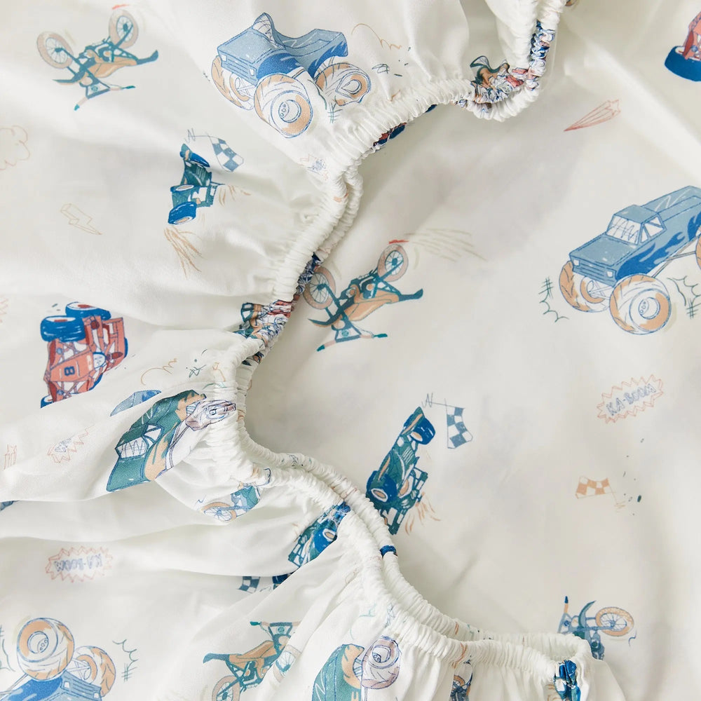 Vehicles Organic Cotton Fitted Sheet Kabode