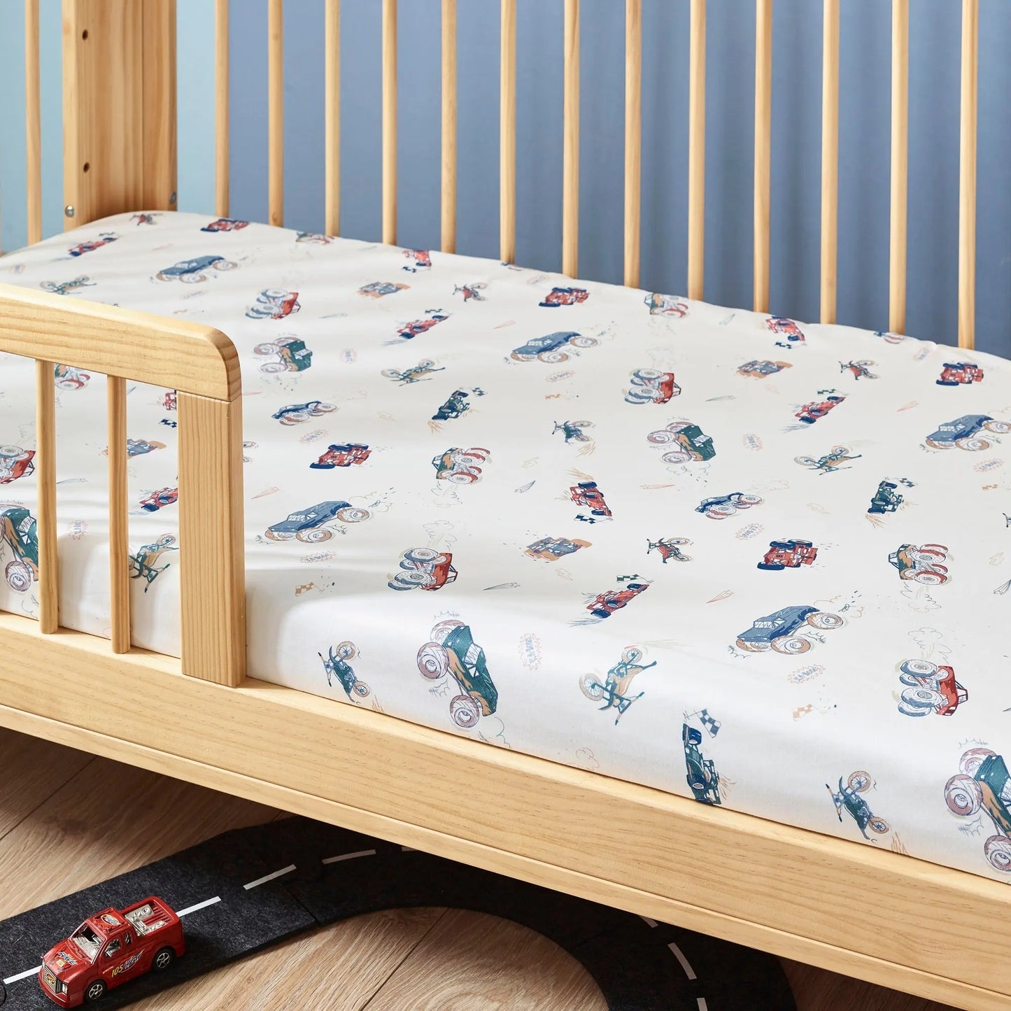 Vehicles Organic Cotton Fitted Sheet Kabode