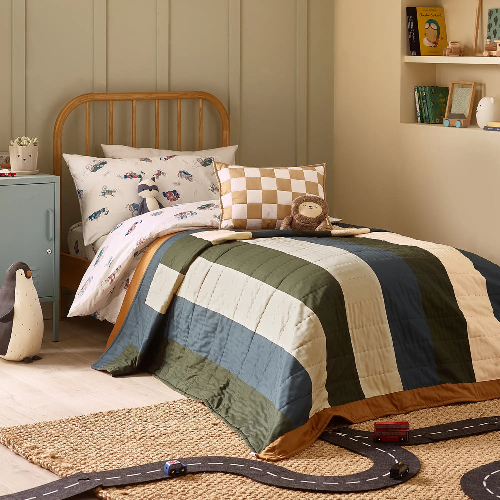 Vehicles Organic Cotton Quilt Kabode