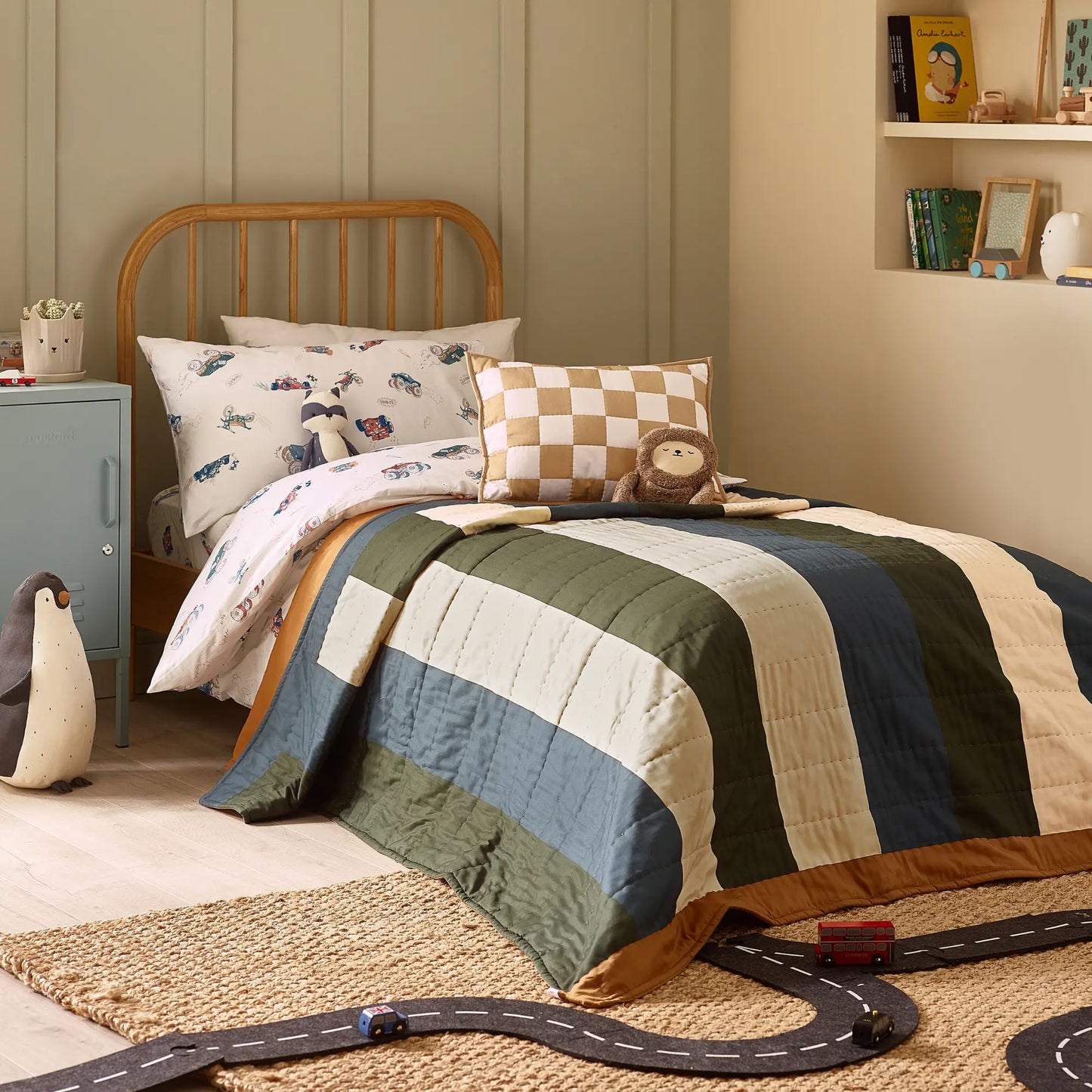 Vehicles Organic Cotton Quilt Kabode