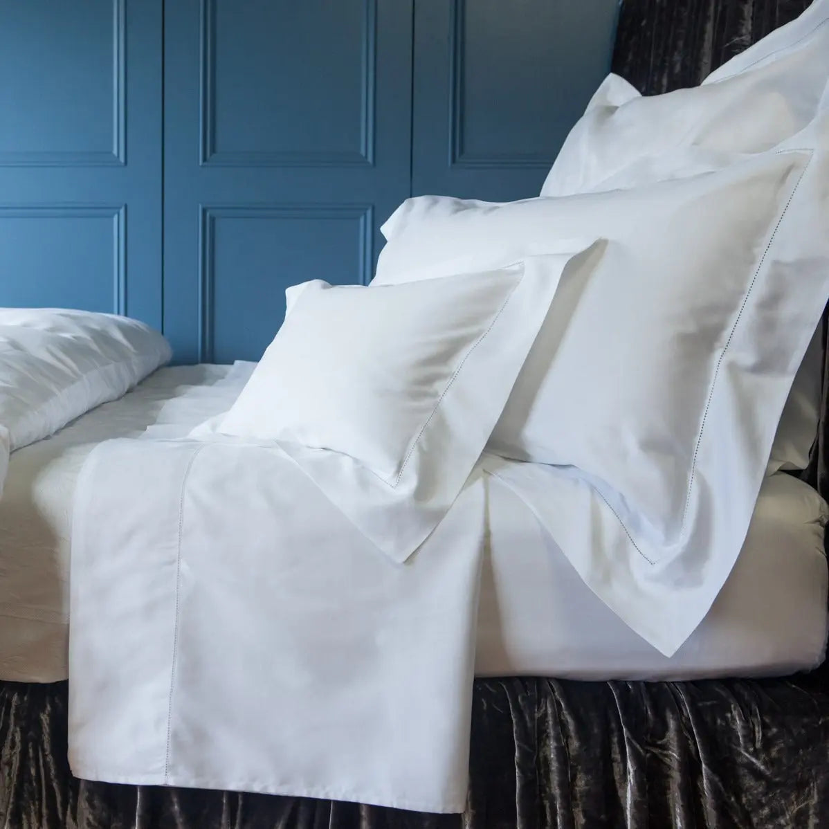 Venice White Cotton Bet Set Dormitory