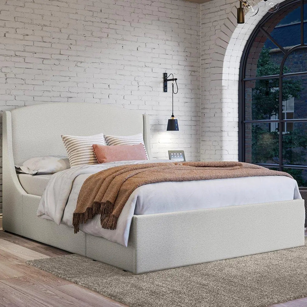 Vermont Upholstered Bed Frame - Silver Dreams