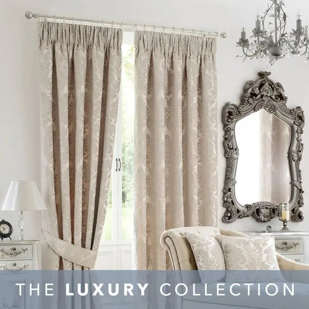 Versailles Pencil Pleat Curtains Dunelm