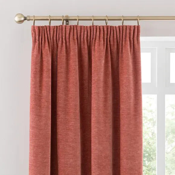 Vintage Chenille Pencil Pleat Curtains Dunelm